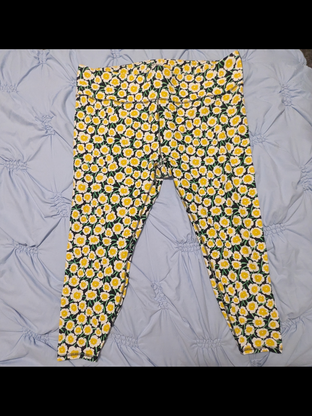 Diane Von Furstenberg Limited Yellow Poppy Leggings